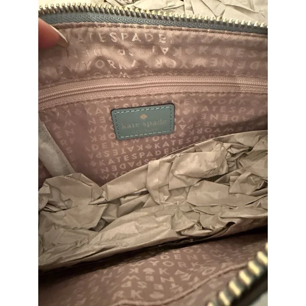 Kate Spade Sawyer Street Declan Leather Crossbody Bag SEASIDE